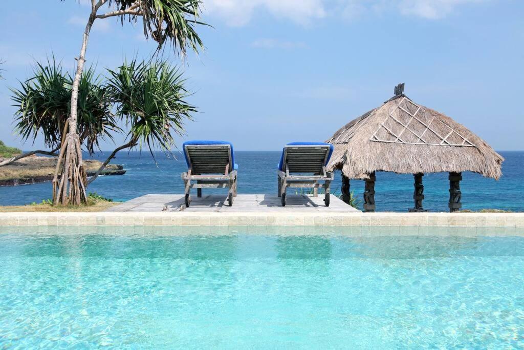 Villa Lumba Lumba - Oceanfront & Spectacular View! Lembongan Dış mekan fotoğraf