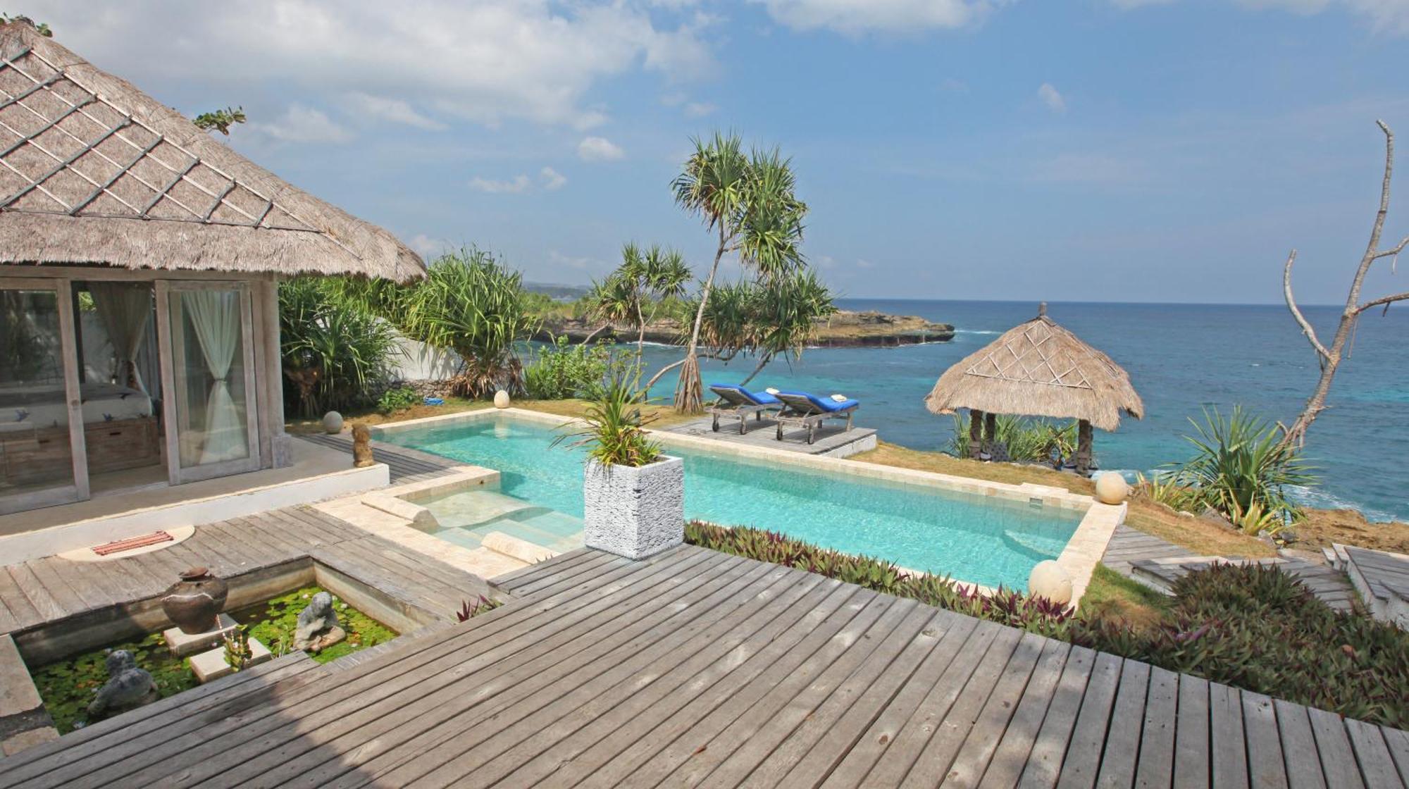Villa Lumba Lumba - Oceanfront & Spectacular View! Lembongan Dış mekan fotoğraf